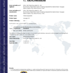 RoHS Compliance Certificate