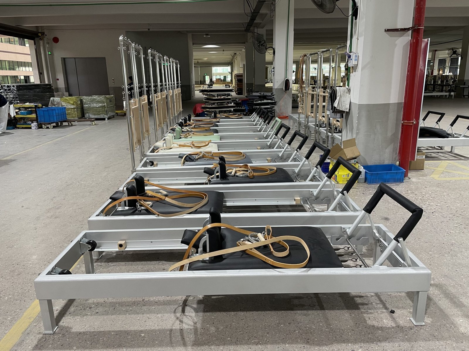 Pilates yoga dumbbells and fitness accessories prepared for wholesale supply