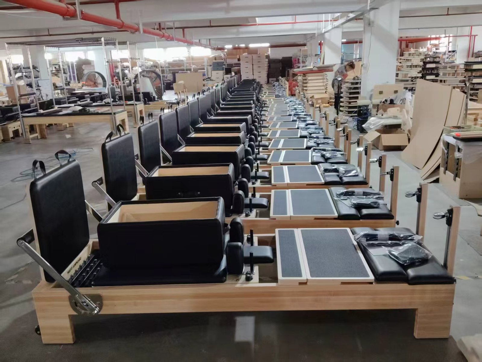Premium Spliced Maple Wood Pilates Reformer