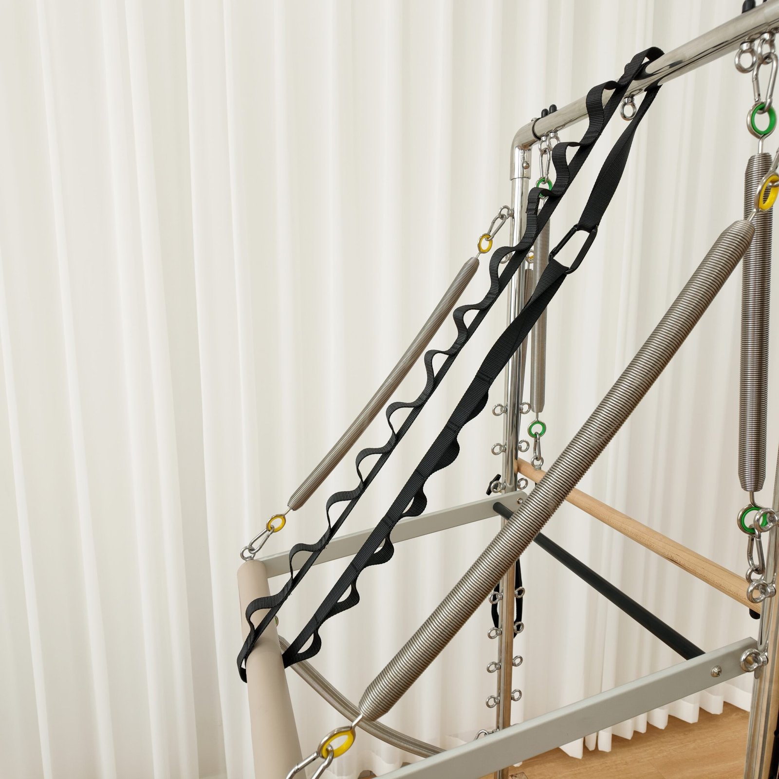 Premium Spliced Maple Wood Core Pilates Reformer with Half Tower