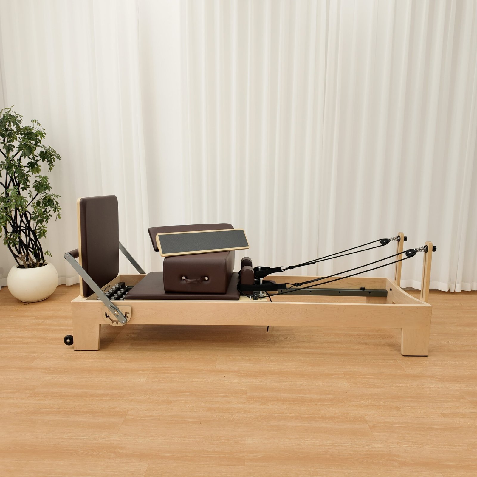 Solid Maple Wood Pilates Reformer