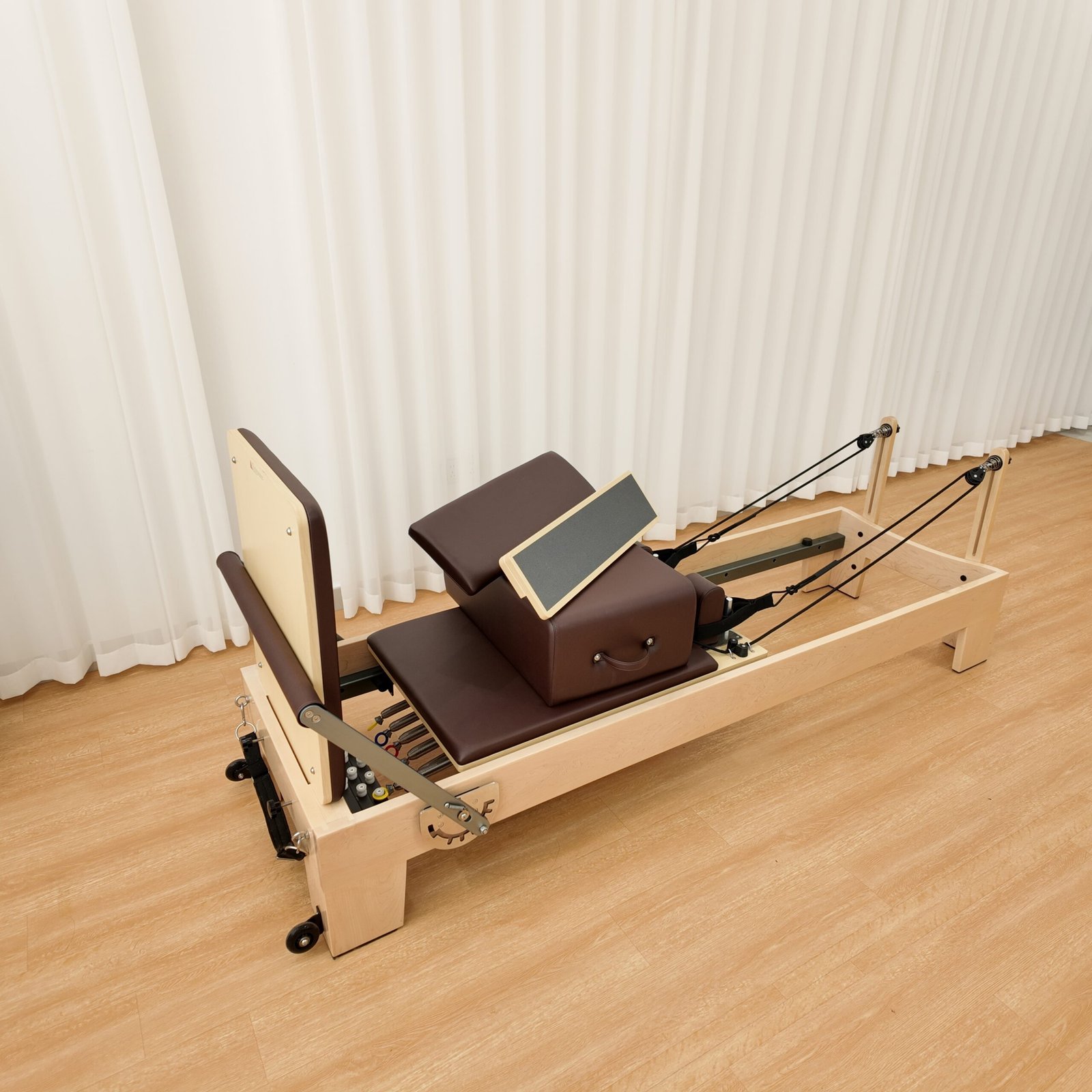 Solid Maple Wood Pilates Reformer