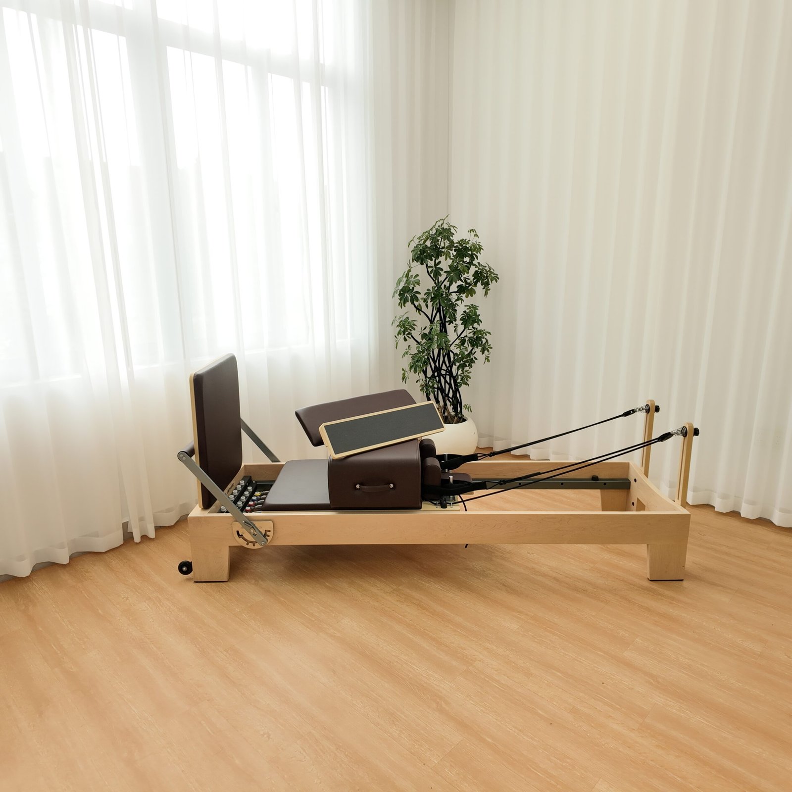Solid Maple Wood Pilates Reformer