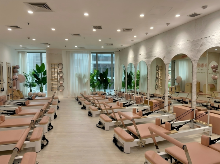 Germany Pilates Studio Opening Case with Custom Reformers, Chairs and Yoga Products