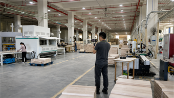 Quality inspection station at VTreformer factory