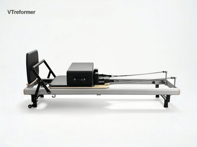 Premium White Aluminum Alloy Pilates Reformer