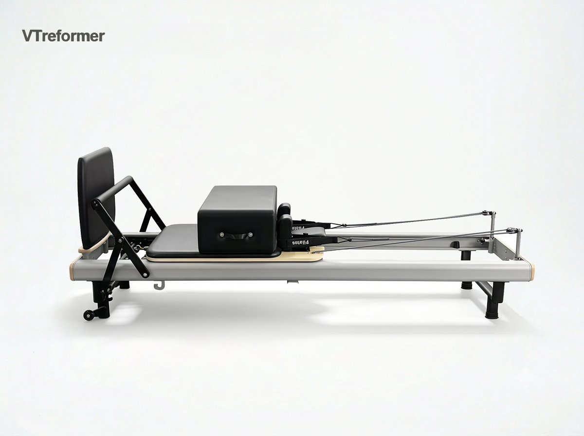 Premium White Aluminum Alloy Pilates Reformer