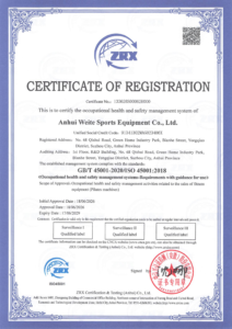 ISO45001 Certificate